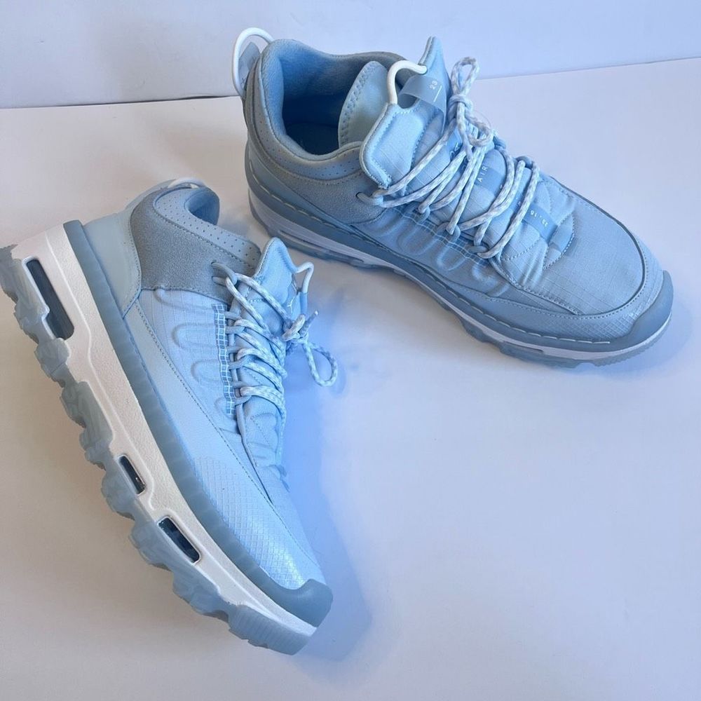 NWOT Jordan Air Mae Celestine blue womens sneakers, size 11.5